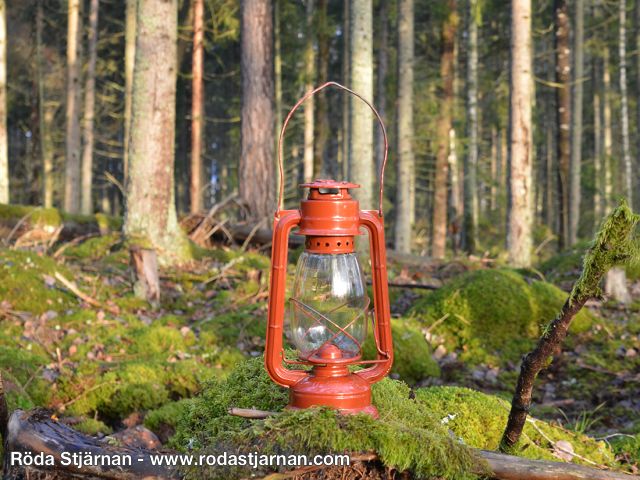 Metaloglobus 107 Hurricane lantern Unused Red kerosene lamp