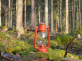 Metaloglobus 107 Hurricane lantern Unused Red