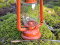 Metaloglobus 107 Hurricane lantern Unused Red kerosene lamp