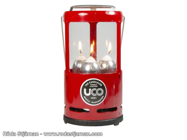 UCO Ljuslykta Candlelier Röd