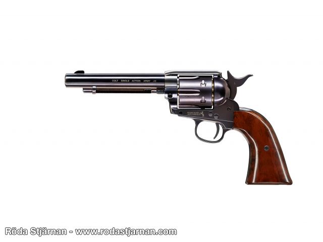 Colt Single Action Army 45 Peacemaker 4.5mm Diabolo Blånerad luftpistol