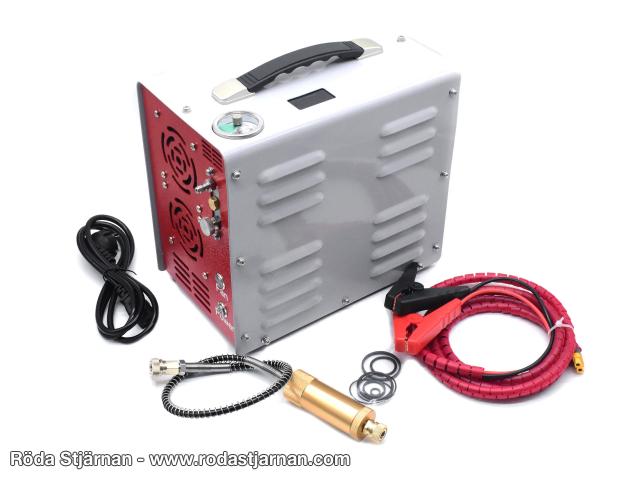 Evelox Portabel PCP Kompressor 2.0 tillbehör