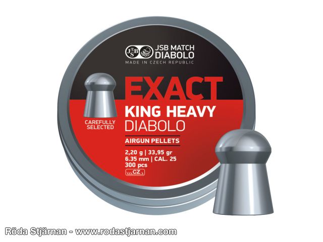 JSB Exact King Heavy 6.35mm 150st