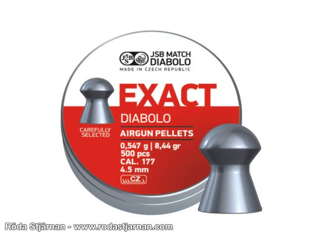JSB Exact Match diabol 4.50mm 500st 0.547g ammunition