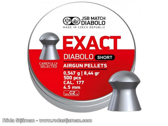 JSB Exact Short Diabolo 4.52 mm 0.547g ammunition