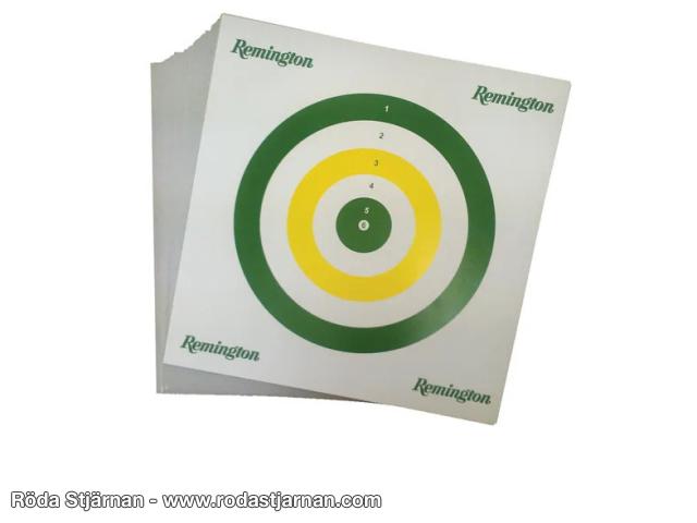 Remington måltavler 17 x 17 cm 25-pak skyteskiver
