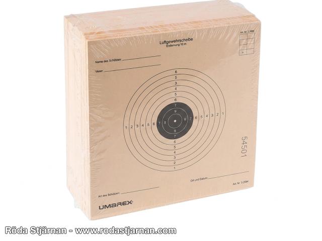 Umarex Målskiver for luftgevær 14 x 14 cm 250-pakning skyteskiver