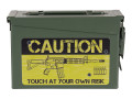 Ammunitionslåda metall Cal .30 Caution M4 ammunitionslådor