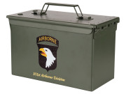 Ammunitionslåda metall Cal .50 101st Airborne Division