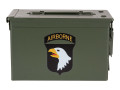 Ammunitionslåda metall Cal .50 101st Airborne Division ammunitionslådor