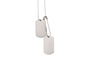 Dogtag set med kedja