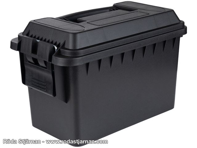 Fosco Ammunition Box in Plastic .50 Black ammo box