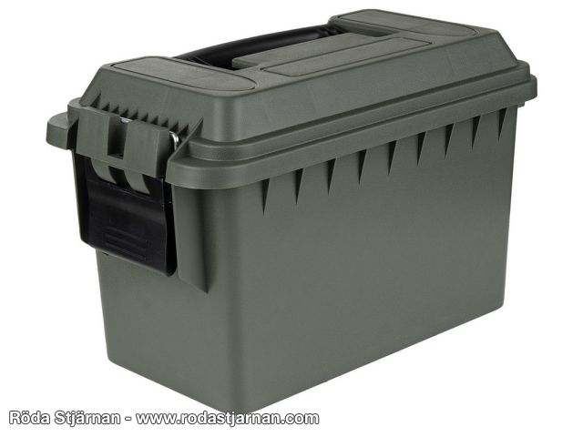 Fosco Ammunition Box in Plastic .50 Green ammo box