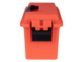 Fosco Ammunition box in plastic .50 orange ammo box
