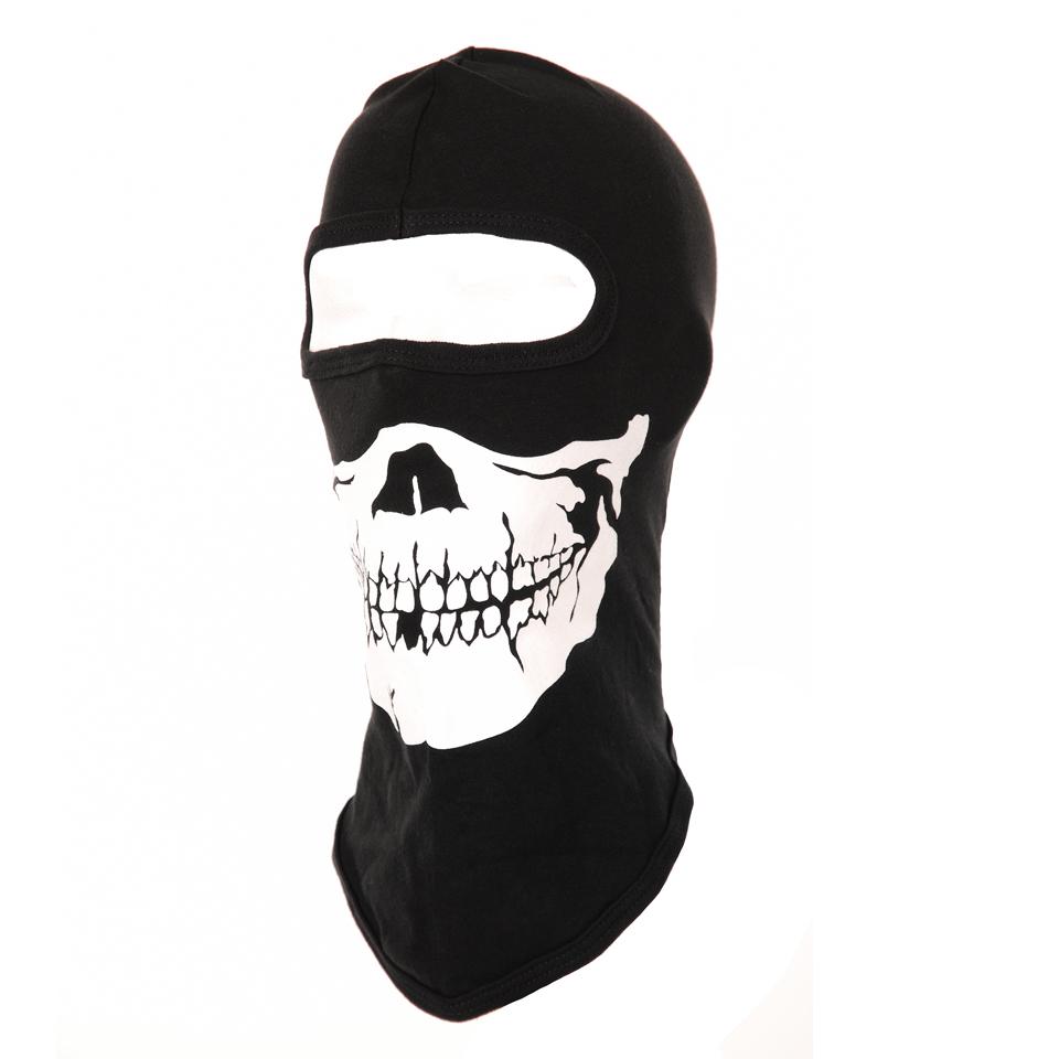 Product Image for Balaclava 1 hål svart med dödskalle