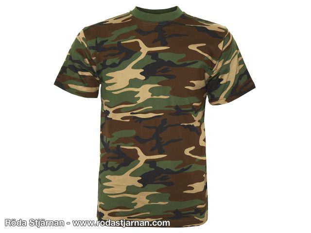 Fostex T-Shirt Woodland kamouflage okategoriserat