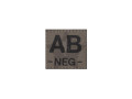 Claw Gear AB Neg Blood Group RAL7013