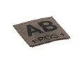 Claw Gear AB Pos Blodgrupp RAL7013 patch