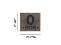 Claw Gear O Pos Blodgrupp RAL7013 patch