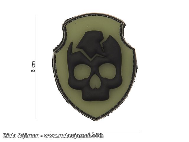 Ghost Skull PVC patch