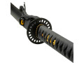 Katana in 1045 carbon steel – satin polished blade with blood groove swords