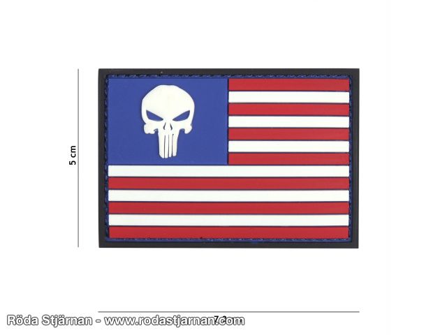 Punisher US flag patch