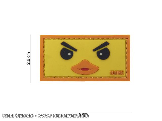 PVC 3D Duck Face Yellow patches