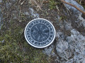 PVC Runsköld Vegvisir Svart patch