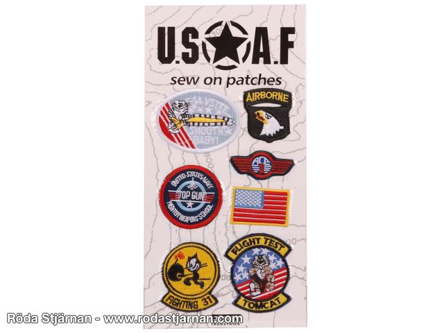 Airforce tygmärken Top Gun patch