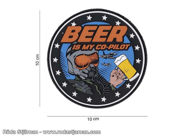 Beer is my co-pilot PVC patch