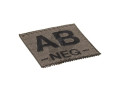 Claw Gear AB Neg Blodgrupp RAL7013 patch