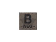 Claw Gear B Neg Blodgrupp RAL7013 patch