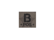 Claw Gear B Pos Blodgrupp RAL7013 patch
