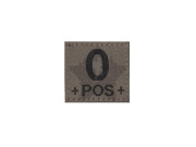 Claw Gear O Pos Blodgrupp RAL7013 patch