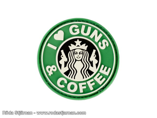 Guns And Coffee PVC patch