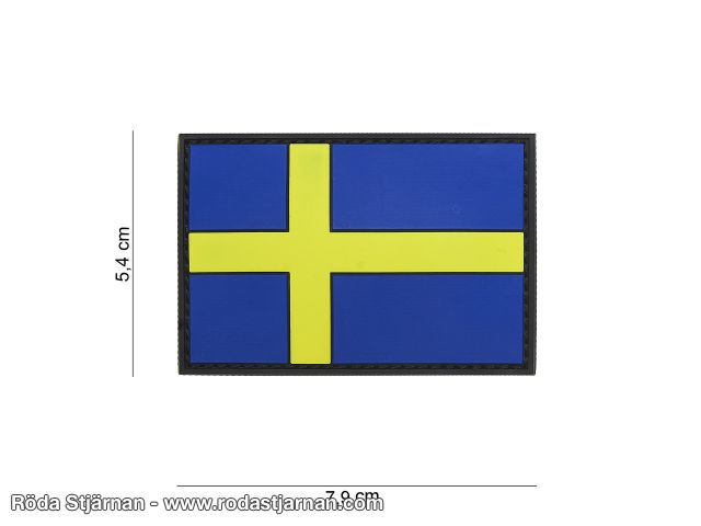 Patch 3D PVC Sverige patches