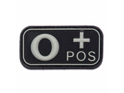 Patch PVC blodtyp O+