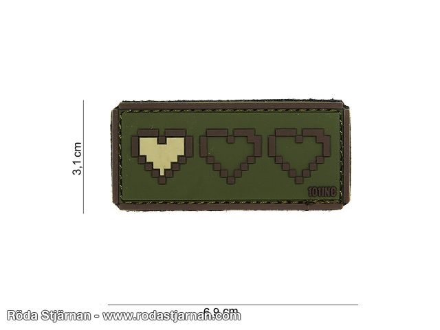 PVC 3D Last Life Grön patch