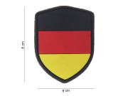 PVC 3D Sköld Tyskland patch
