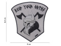 PVC Keep Your Oaths Grå patch