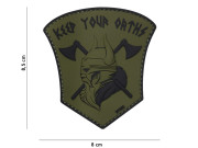 PVC Keep Your Oaths Grön patch