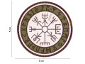 PVC Runsköld Vegvisir Forrest patch