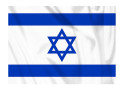 Stor Israelisk flagga Israel