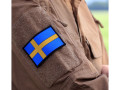 Sverige Patch Tätvävd