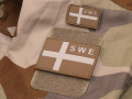 SWE Svensk PVC flagga Liten 4cm patch