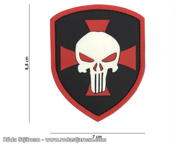 Templar Punisher PVC patch