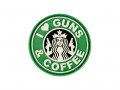 Guns And Coffee PVC