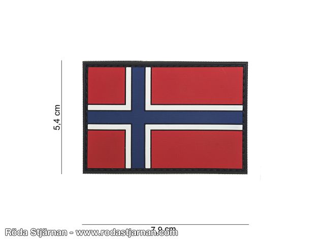 Patch 3D PVC Norge