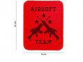 Patch Airsoft Team Röd