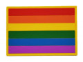 Pride Rainbow Flagga kardborre PVC
